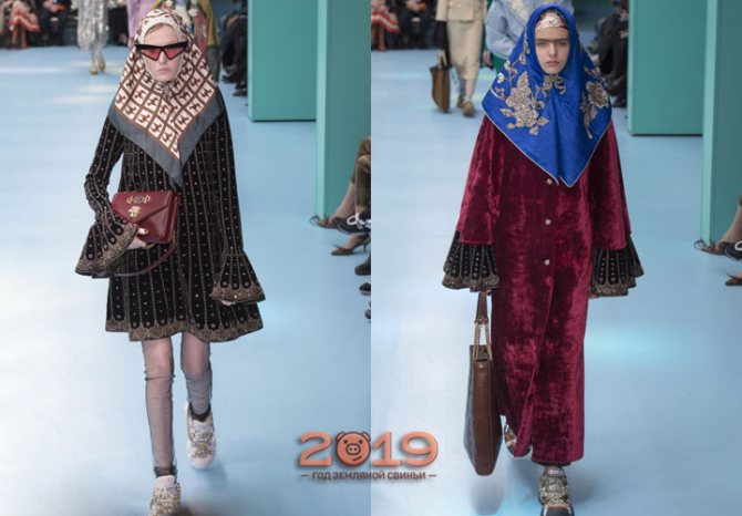 Миланский показ Гуччи зима 2018-2019