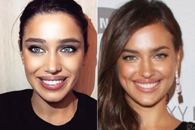 Миранда Шелия и Ирина Шейк