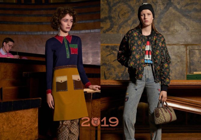 Модные луки от Gucci зима 2018-2019