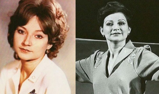 Молодая Елена Степаненко