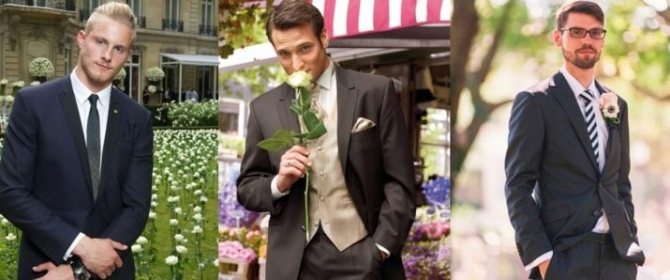 Мужские свадебные прически на короткие или длинные волосы