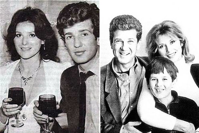 На фото Игорь Костолевский с Еленой Романовой и сыном