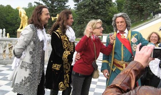 На съемках сериала «Тайны дворцовых переворотов»