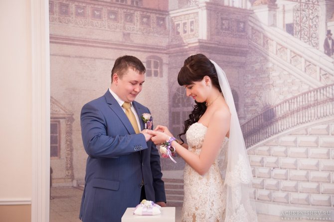 обмен кольцами — фото