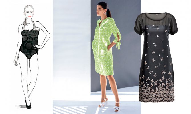 Платье по фигуре для О-типа