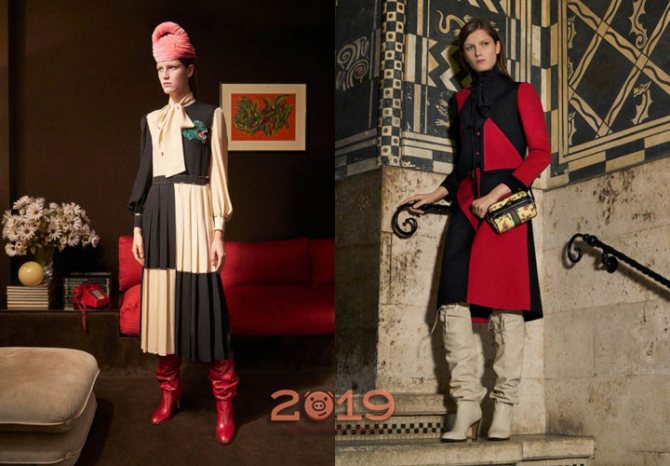 Платья предварительной коллекции Гуччи зима 2018-2019