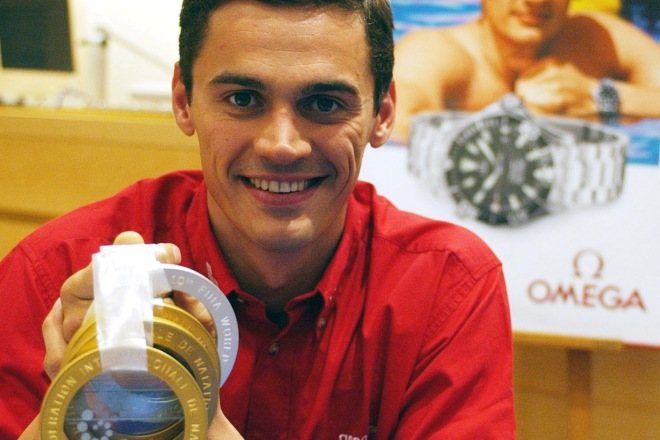 Пловец Александр Попов