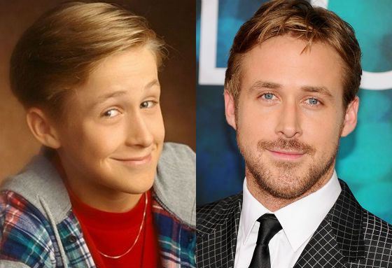 Райан Гослинг в детстве и сейчас