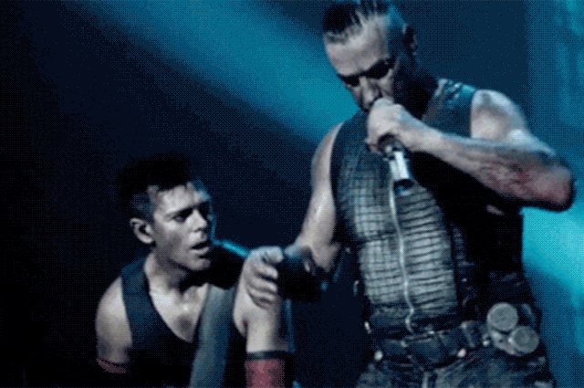 Рихард Круспе и Тилль Линдеманн