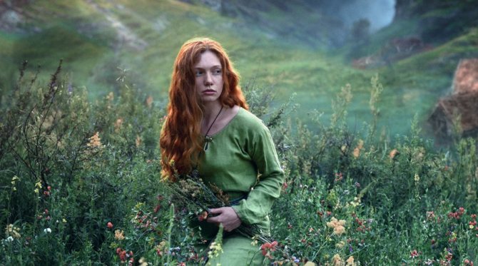 Рыжим подходят зеленые оттенки