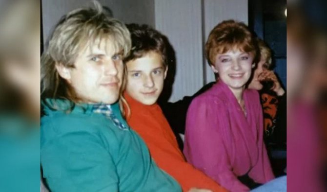 С первой женой Людмилой и сыном Алексеем