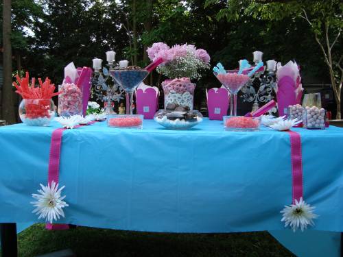 сервировка сладкого стола