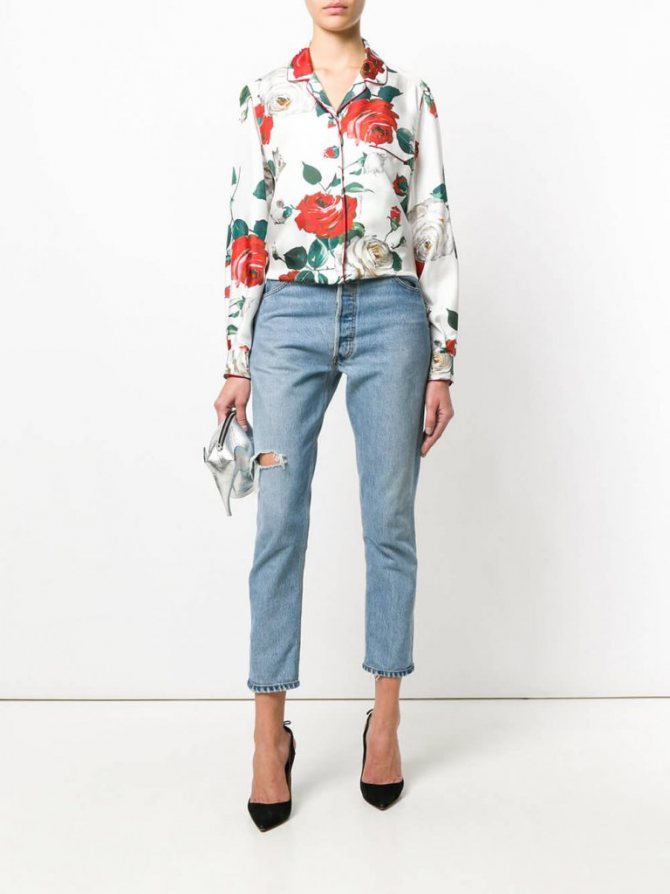 Шёлковые блузки – новинки 2018