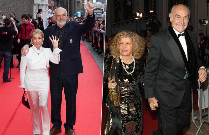 Шон Коннери и Мишелин Рокбрюн