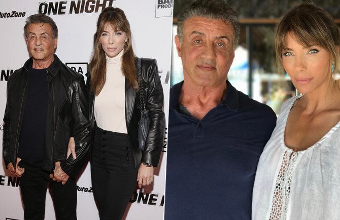 Сильвестр Сталлоне и Дженнифер Флавин