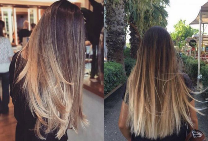 сложное окрашивание на русые волосы