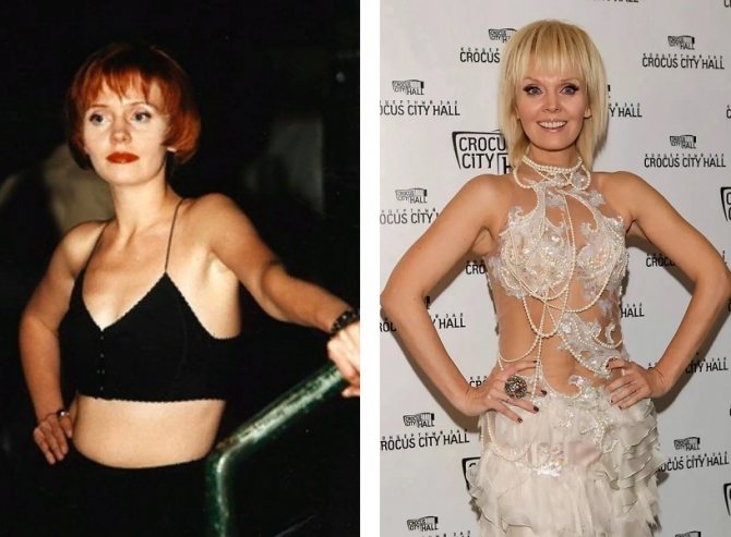 Сравните фигуру Валерии в молодости и сейчас