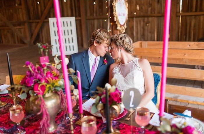 Свадьба в малиновом цвете 8