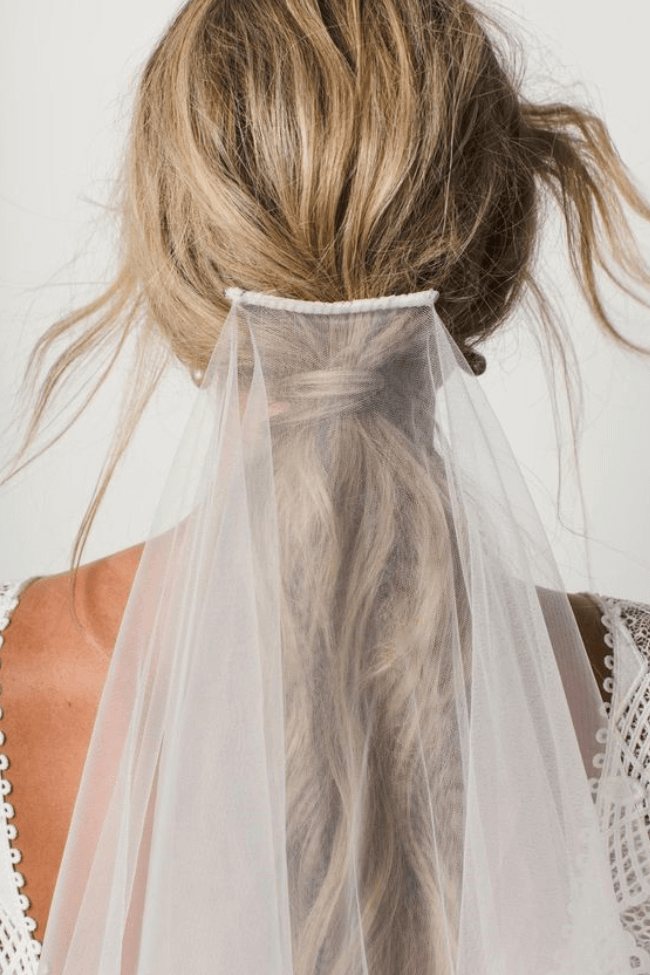 свадебные прически с диадемой и фатой