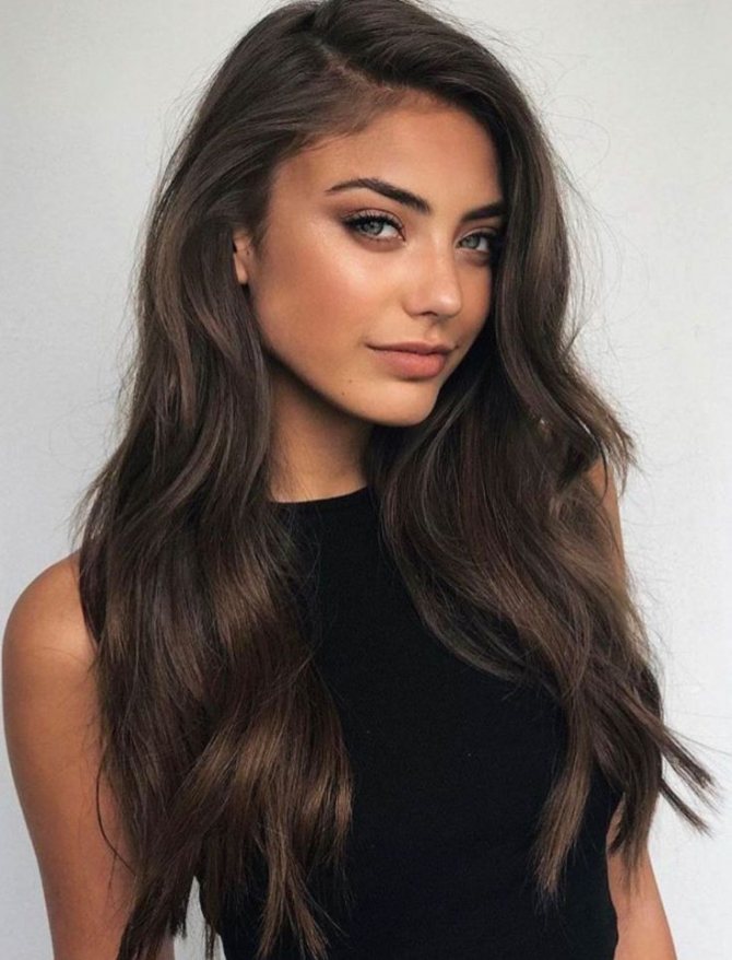 Темно русый цвет волос фото