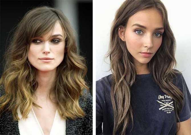 Темный русый цвет волос. Фото до и после окрашивания, краски. Кому идет