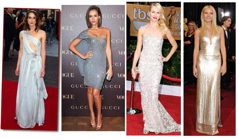 в вечерних платьях