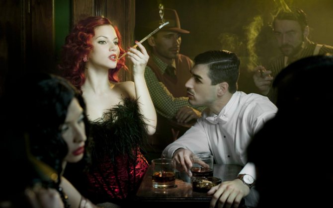 вечерина в стиле Бурлеск, Мулен Руж, Гэтсби