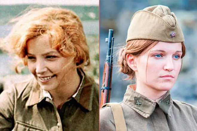 Внешность Жени Комельковой в разных экранизациях