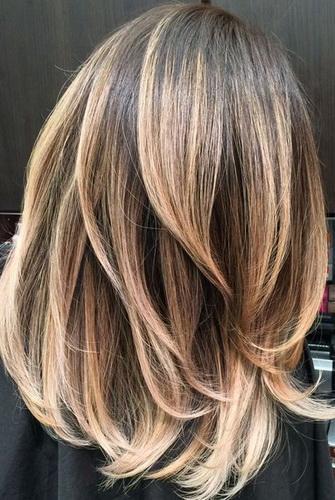 Выбор цвета для волос средней длины