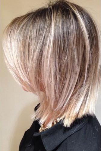 Выбор цвета для волос средней длины