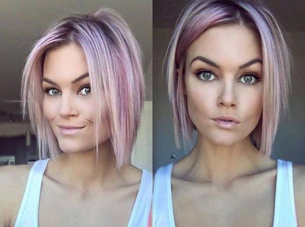 Выбор цвета для волос средней длины