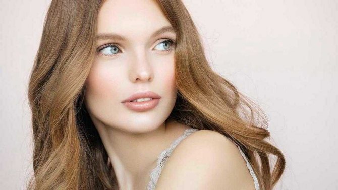 золотистый русый оттенок