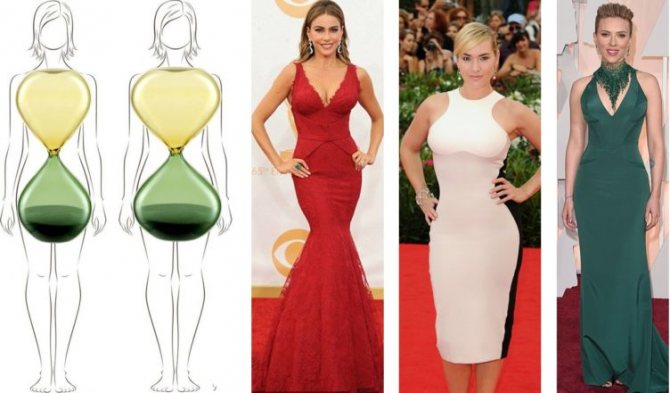 звезды с фигурой песочные часы